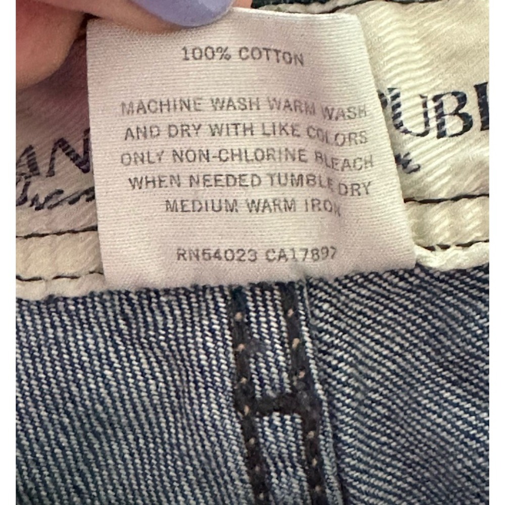 Banana Republic Womens Sz 4 Vintage Y2K Blue Jeans BootCut Low Rise Retro Boho - Picture 8 of 9